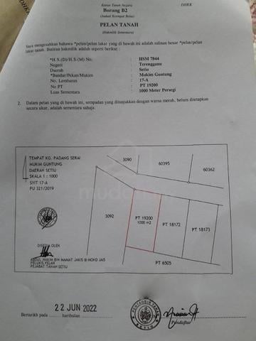 Terengganu Setiu Residential Freehold Land For Sale 1