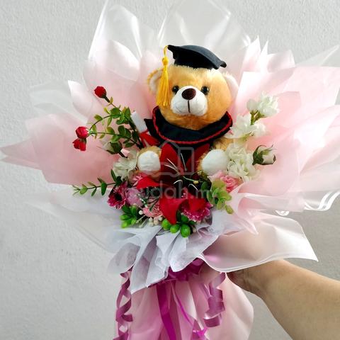 Artificial Flower & Convo Bear Hand Bouquet  - photo 3 of 5