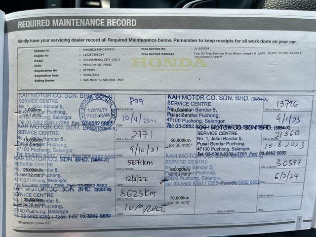 Honda CITY 1.5 V (A) RS BODYKIT F/LOAN SERV/RECORD - 4
