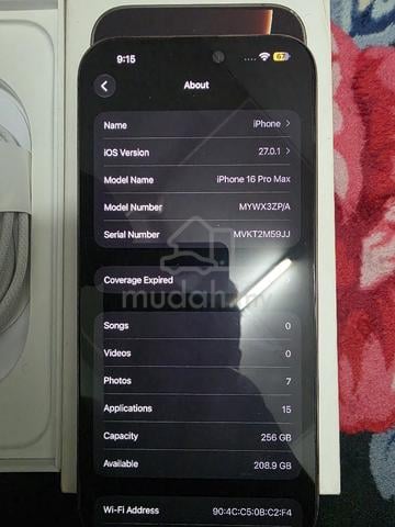 IFONE 16 pro Max 256GB  - photo 4 of 4