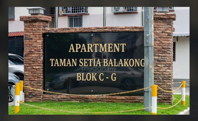 Apartment Taman Setia Balakong 1