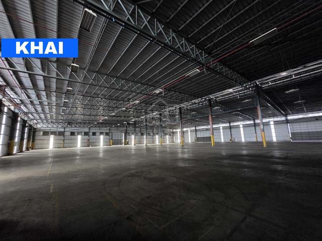 HIGH LOADING Detached Factory Warehouse For RENT Bukit Minyak Industry 1
