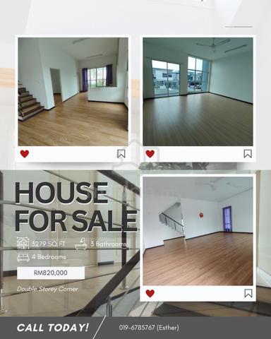 Double Storey Corner House for Sale 1