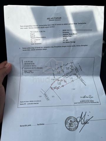 tanah di kg kor 1