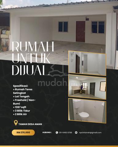 Rumah murah untuk dijual | TAMAN DESA AMAN 1