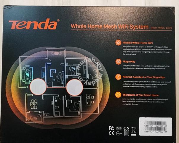 Mesh Wifi Tenda NOVA MW6 (2 PACK) - Computers & Accessories for sale in  Bayan Lepas, Penang