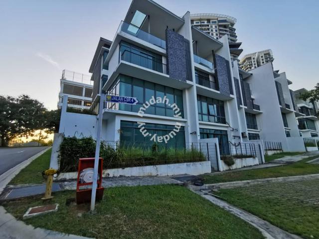 Corner 4 storey 32x80 Villa Citrine Cristal serin residence Cyberjaya 1