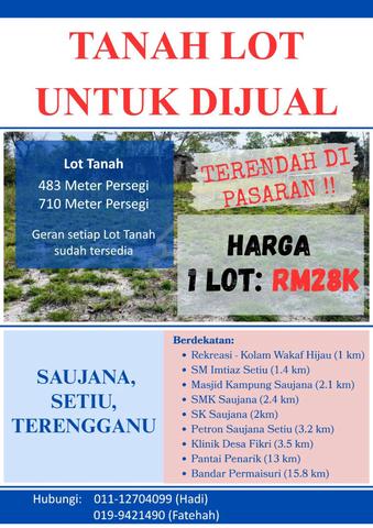 Tanah Lot banglo murah - Saujana, Setiu, Terengganu 1