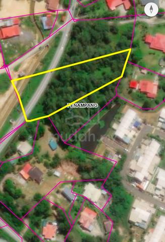 Penampang ROAD FRONTAGE CL land 2