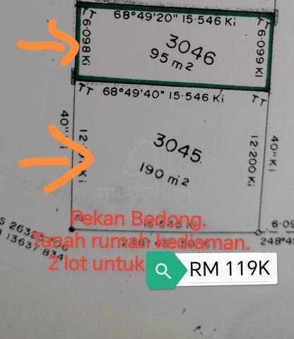 Tanah Lot Rumah leased hold tepi jalan Bedong - Sungai Petani. 1