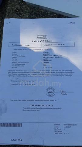 Tanah Di Gambang Untuk Dijual 1