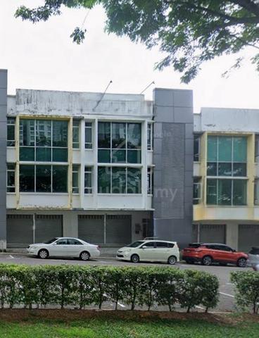 Taman Kempas Utama @ 3 Storey Shop Lot Facing Main Road For Sale 1