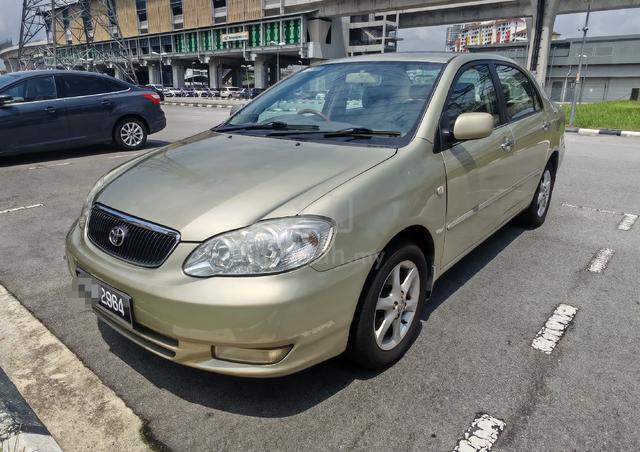 2003 Toyota COROLLA 1.8 ALTIS G MY01 E120 (A) - 2