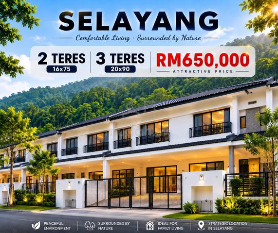 [0 Down Payment] 2&3 Storey @ Selayang Mulia 1