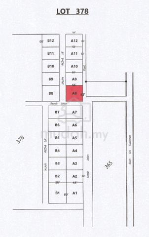 Lot Sudah Siap Foundation Untuk di Jual di Jln Tok Sulaiman Jeram 5
