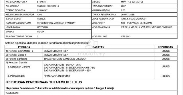 Perodua MYVI 1.3 EZi (A) (NEW PAINT AIR-COND COOL) - 3
