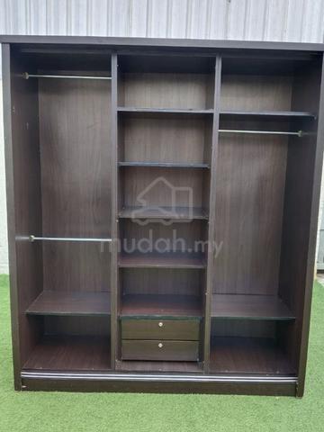 YD89A Almari Baju 6 x 7 Feet 3 Sliding Doors - photo 5 of 6