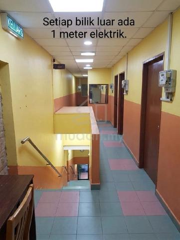 bilik sewa bulanan aircond 1