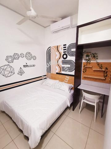 [Bilik Sewa] Muji Premium Queenbed Room|Lady Nonsharing|WIFI| 2