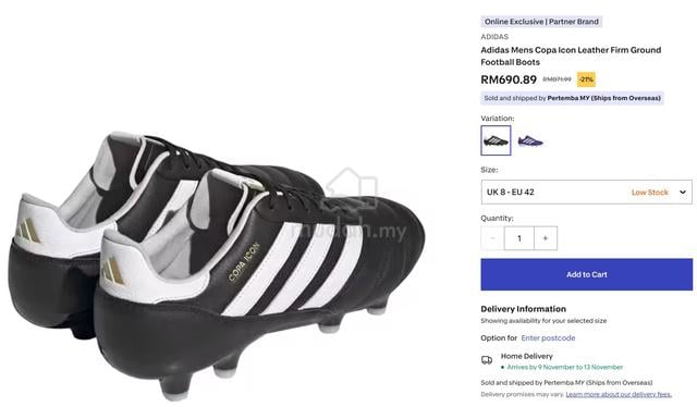 ADIDAS COPA Icon – UK9 / 27.5CM - photo 6 of 6