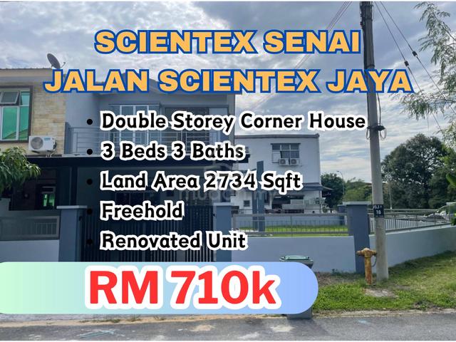 Full Loan !! Scientex Senai Double Storey Corner Lot Unit For Sale 1