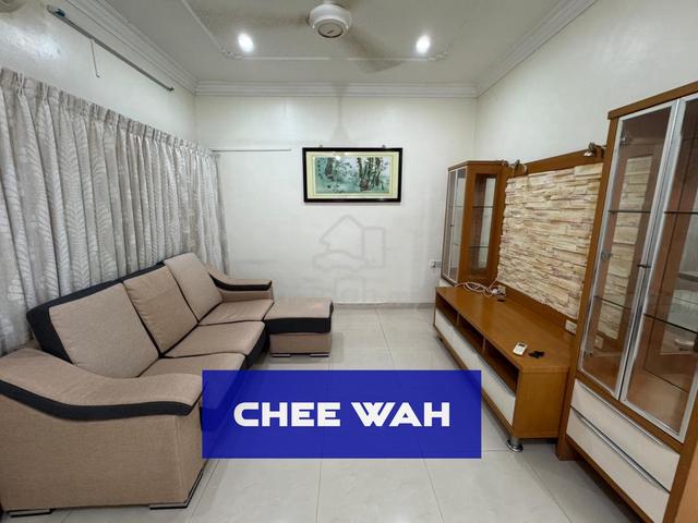 Single STY Terraced 1700sf Partially Furnished At Lorong Zoo Ayer Itam 1