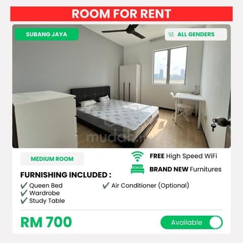 Bilik Sewa Perempuan di USJ 1, Subang Jaya 1