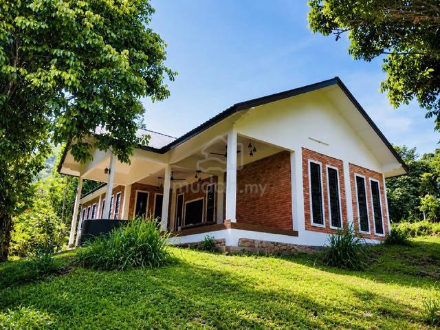 BANGLOW 1,950 Sqft & DUSUN 1.03 EKAR|JANDA BAIK PAHANG|ada mata air sg 1