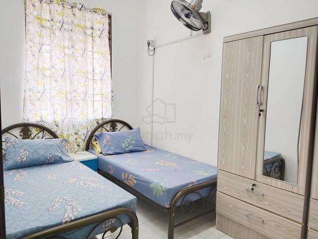 Bilik Sharing 2 Katil FULLY FURNISHED - TERMURAH ✅ FREE WiFi 🔥 1