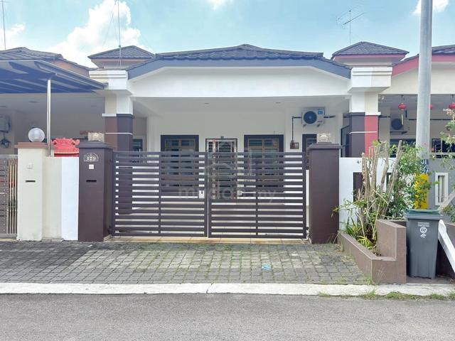 Fully furniture single storey /Taman kluang indah 1