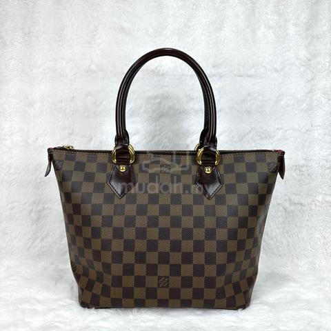 LV Damier Ebene Saleya PM Brown Tote Bag - photo 2 of 6