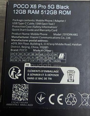 Poco X6 Pro 5G 512GB Hitam – | Kuching". - photo 5 of 6