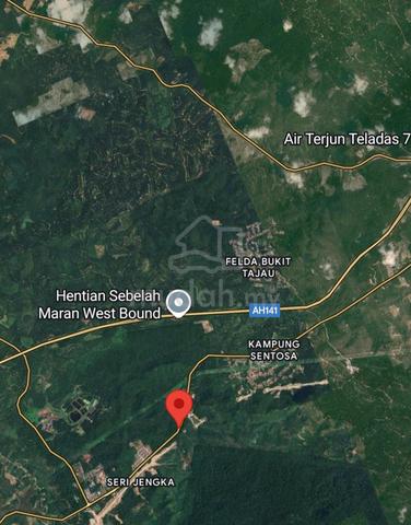 Tanah Tepi Jalan Utama, Maran, Berdekatan Stesen ECRL Maran 1