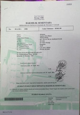 Tanah Lot Banglo di Baung, Pgkln Chepa untuk Dijual 1