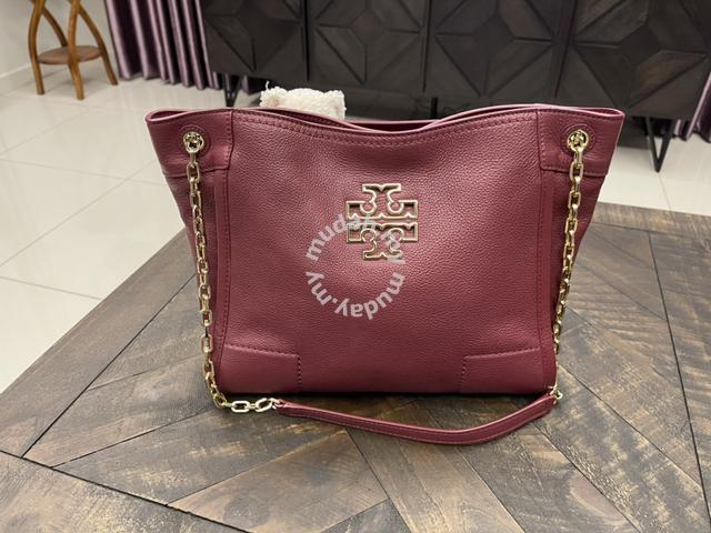 Tory Burch Britten Small Slouchy Leather Tote Bag - Bags & Wallets for sale  in Butterworth, Penang