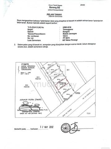 Lot Tanah Murah Depan Sekolah Padang Pulut 1