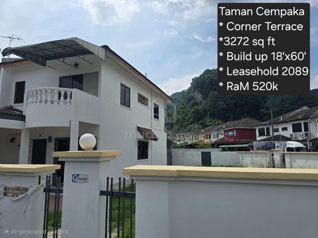 Corner Double Storey Taman Cempaka Ipoh 1