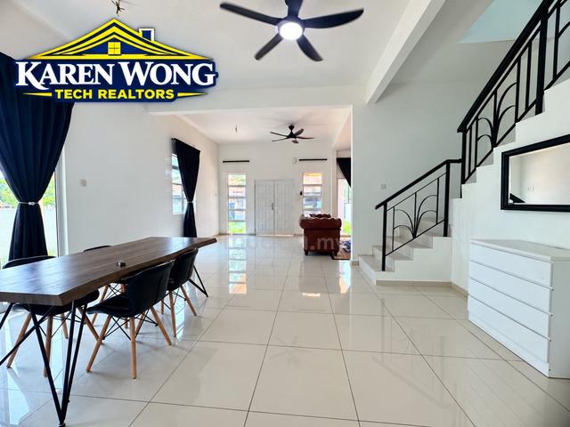 【ENDLOT WITH LAND📌】PERMATA HILL PARK near TOLL 2 Storey Terrace House 1