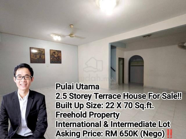 Skudai Pulai Utama 2.5Storey Terrace House For Sale‼️ 1