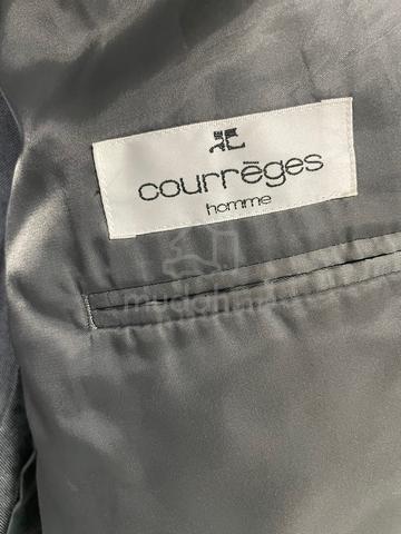 Courrèges Homme 90s Grey Wool Blend Blazer - photo 4 of 6