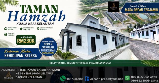 Teres Murah TAMAN HAMZAH KUALA KRAI. 1