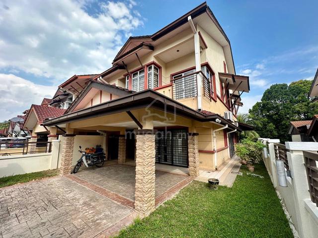MURAH‼️ End Lot Denai Alam 32x75 Elmina Extra 5ft Land Freehold 1