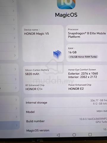 Honor magic V5 (1st user) - photo 2 of 6