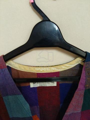 131.Spellbound Patchwork Checkered Vest Size 2 Mad - photo 2 of 6