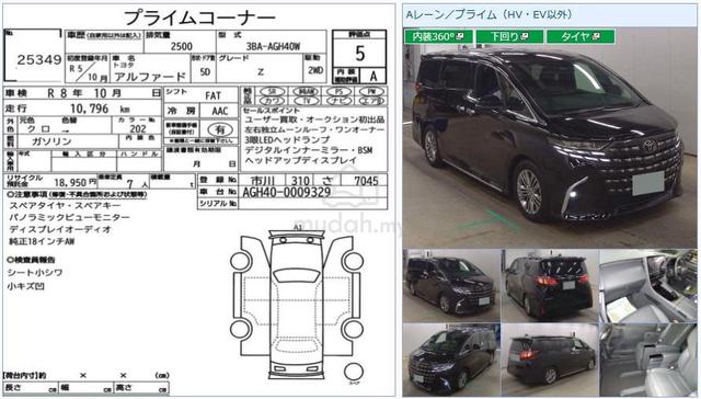 2023 Toyota ALPHARD 2.5 Z MAGIC ROOF 360 10K KM 5A - 3