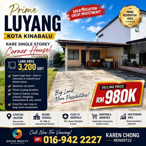 Luyang Kota Kinabalu Corner Terrace 1
