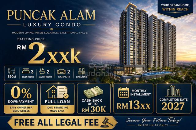 New launch Condo in Puncak Alam 1