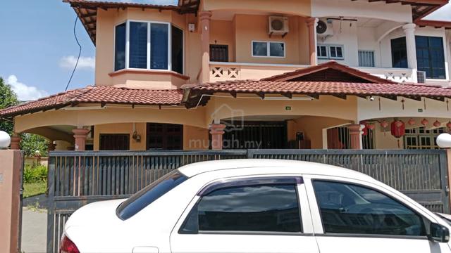 Corner double storey terrace house for sale Taman Rimba Mentakab 1