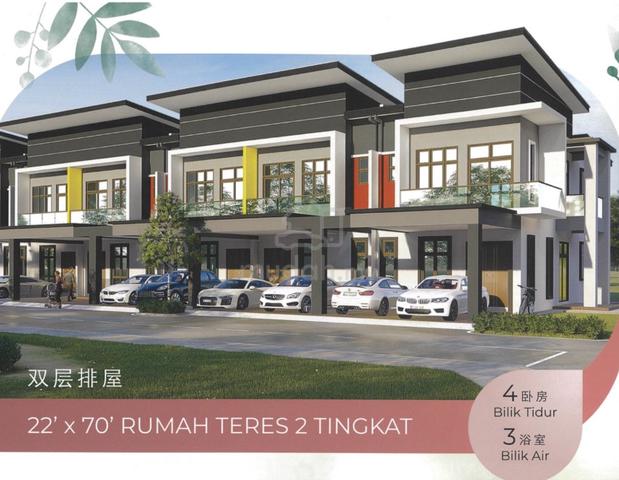 New Project, Double Storey Terrace House, Taman Merlimau Mutiara 1