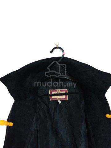 138.Alviero Martini Black Wool Winter Coat Jacket - photo 4 of 6
